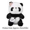 Cute Panda Plush Pillow Soft Comfortable Washable Simulation Panda Plush