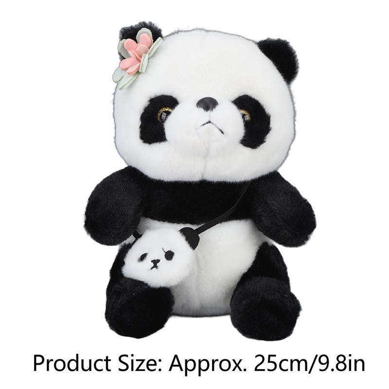 Cute Panda Plush Pillow Soft Comfortable Washable Simulation Panda Plush