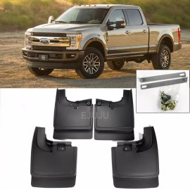 SDeelCase OE Mud Guards Splash Flap Set Fit 17-22 F250 F350 Super Duty w/ Fender Flare