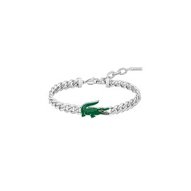 Lacoste Men's Arthor Jewelry Stainless Steel Adjustable Bracelet, Fashionable, For an Everyday Look