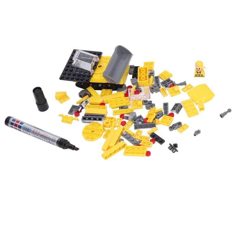 Digging Truck Toy Inductive DIY Assembly Electronic Vehicle Excavator Construction