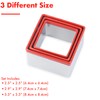 3 Pcs Square Cookie Cutter Set, Stainless Steel Biscuit Cutters