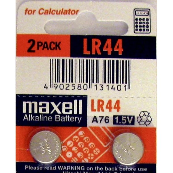 LR44 Maxell (6 piece) LR44 MAXELL A76 L1154 AG13 357