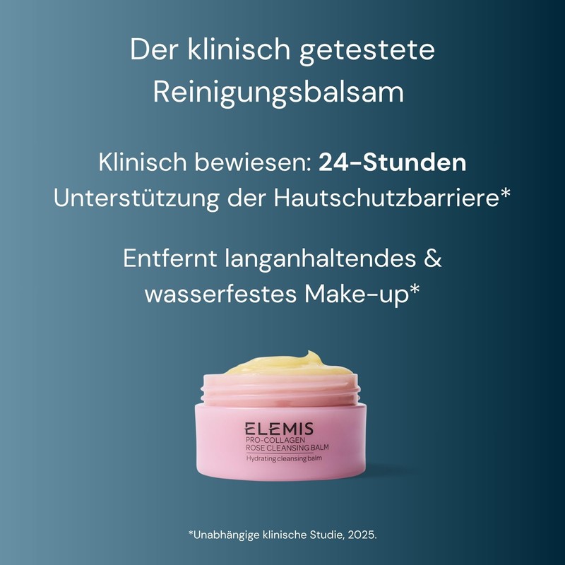 ELEMIS Pro-Kollagen Rose Cleansing Balm 50g 3-in-1 Melting Facial Cleanser