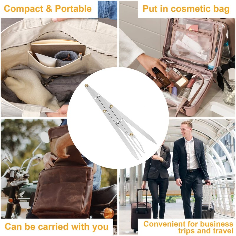 GAESHOW Tattoo Eyebrow Ruler, Microblading Tattoo Eyebrow Ruler, Golden Cut,