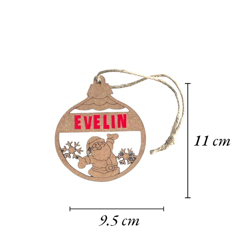 Christmas Balls (Wooden Hat)