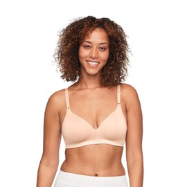 Warner's Women's Blissful Benefits Super Soft Wireless Lightly Lined Comfort Bra RM1691W, Butterscotch, 36C