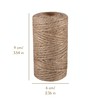 Creative Deco 164 Feet Jute Twine Rope String Natural Brown