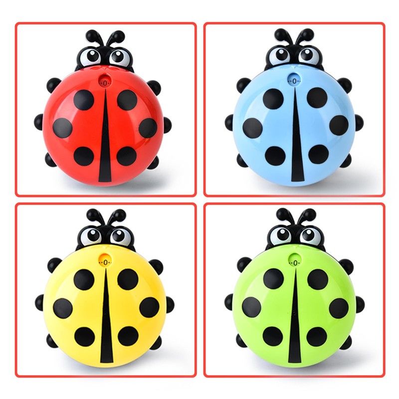 Ranvi Ladybug Magnet Refrigerator Sticker Timer Kitchen Alarm Clock Countdown