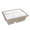 Sinber C1337-OL 20 Inches Undermount Rectangular Bathroom Sink with Overflow