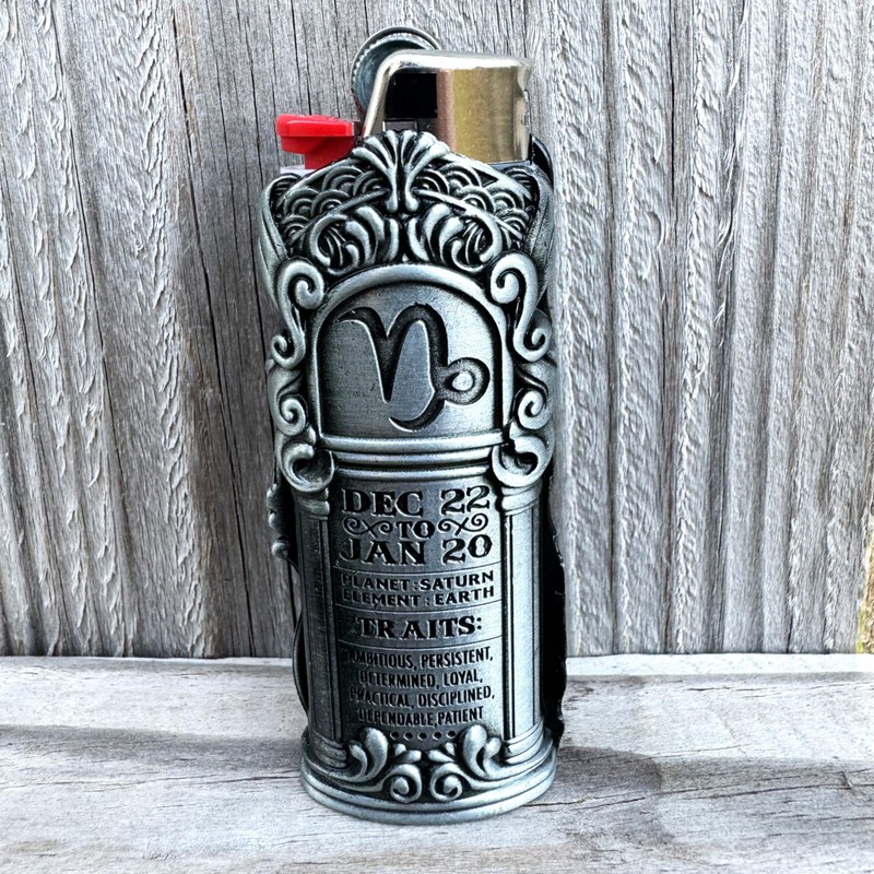 Metal Lighter Case Fits BIC, It Covers Standard Full Size