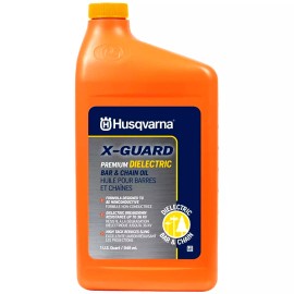 Husqvarna Premium X-Guard Dielectric Bar and Chain Oil 1 qt container