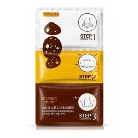 Rorec Mascarilla facial para piel mixta Rorec Arcilla Volcánica Mascarilla 3 pasos remueve puntos negros 10g y 10mL