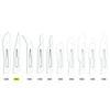 GIMA - Sterile Disposable Carbon Steel Blade No.11 Pack of
