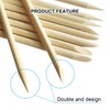 Sticks for Nails, Orange Wood Nail Sticks Double Sided Multi