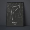 Vacentures Monza Racing Track Poster Gift for Motorsport Fans (21