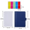Antner A6 Budget Binder with Zipper Cash Envelopes for Money