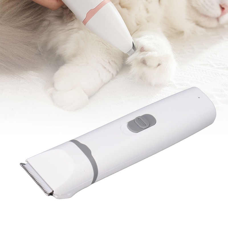 Pet Grooming Kit with 4 Different Blades USB Rechargeable Safe