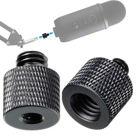 Devenirriche Camera Screw Adapter Thread, 1/4" Male to 3/8" Female and 3/8" Male to 1/4" Adapter Set Tripod Mic Screw Adapters for Camera Monitor, Tripod, Monopod, Ballhead