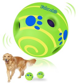 TAUCHGOE Ball for Dogs Interactive Dog Toys 5.9" Giggle Ball for Dogs Toy Balls for Dogs Squeaky Balls for Dogs Playing with Pets