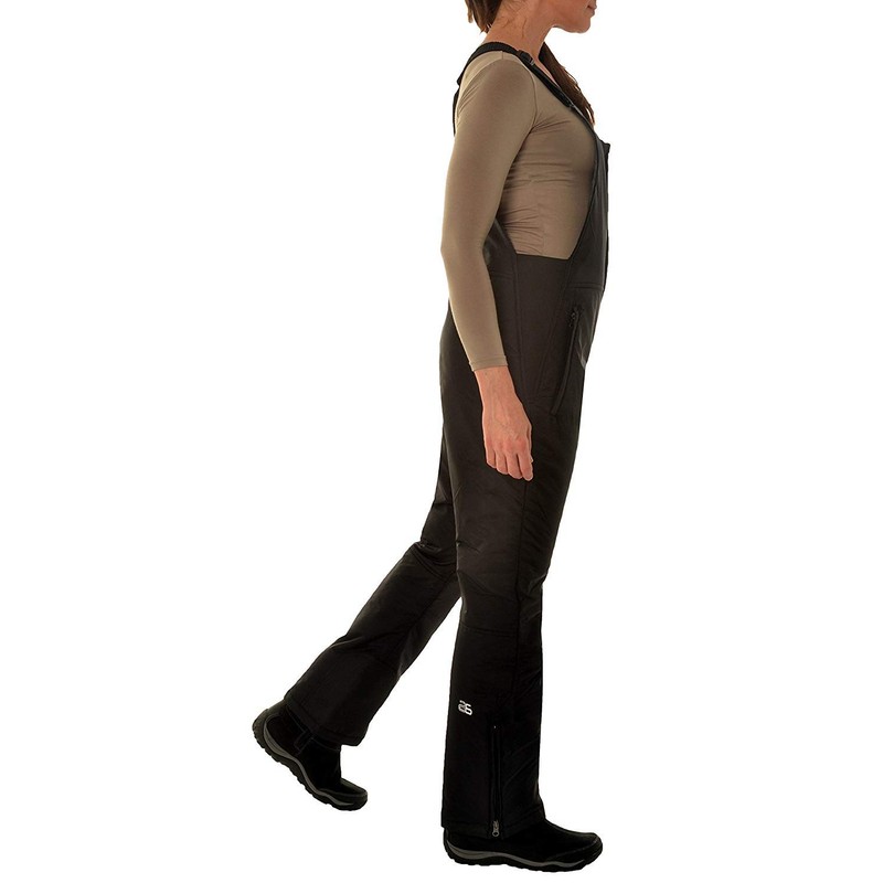 Arctix Arctix Women's Essential Insulated Bib Overalls, Black, Small Short