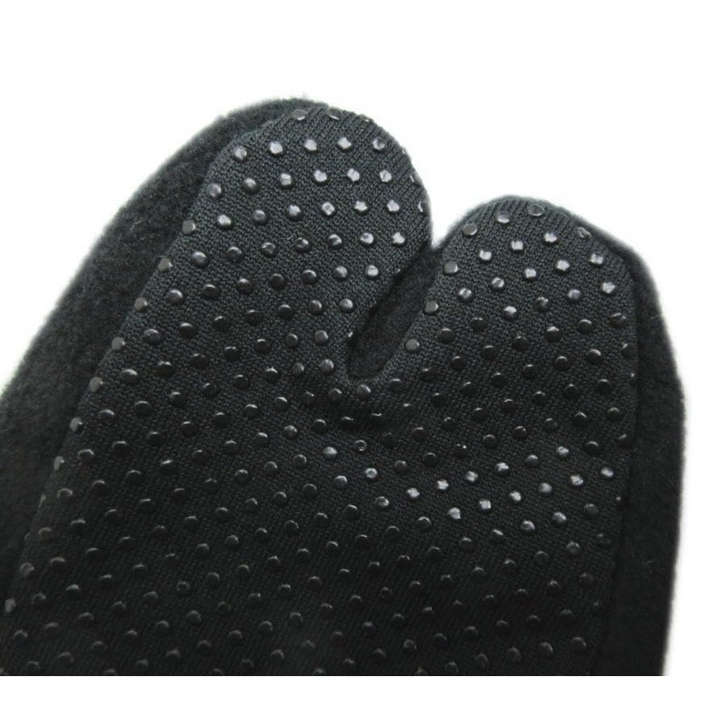 Wasakura An Tabi Socks, Fleece Stretch, For Winter, Warm, Non-Slip,