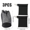 Valicaer 3Pcs Golf Tee Bag,Golf Tee Pouch,Premium Zipper Ball Bag