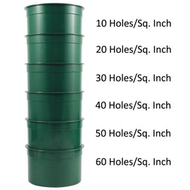 ASR Outdoor 6pc Gold Panning Mineral Sifting Prospect Pan Classifier Sieve Set