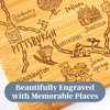 Totally Bamboo Destination Pennsylvania Shaped Cutting Board – Bamboo Charcuterie