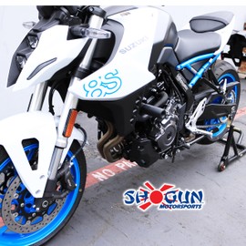 Shogun USA Made Suzuki GSX-8S GSX 8S GSX8S 2023 2024 2025 Black No Cut Frame Slider Kit - 750-5669