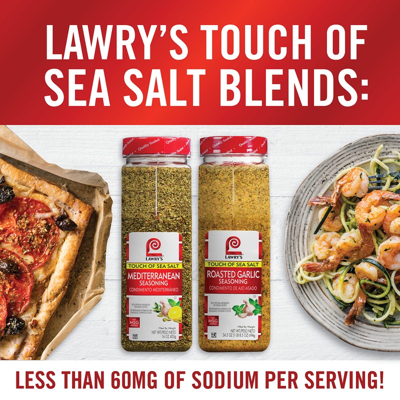 Lawry's Roasted Garlic Seasoning with a Touch of Sea Salt,