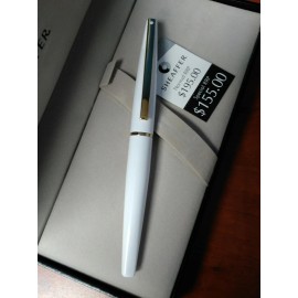 Sheaffer Taranis White Lighting M Nib FountaIn Pen
