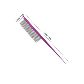 Gatuida Rounded Ends Teeth Pet Comb for Effortless Knot Removal Ergonomic Handle for Long and Haired Dogs and Cats for Precision Grooming and Wig Care