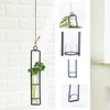 Aoderun Hanging Glass Planter Water Iron Art Hydroponic Vase Transparent