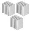 8Pcs Cooling Fins Aluminum Power Radiator Heat Sink Kit for