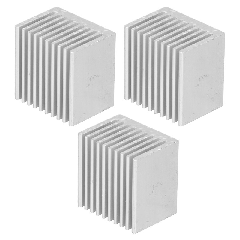 8Pcs Cooling Fins Aluminum Power Radiator Heat Sink Kit for