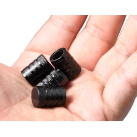 (Set of 4) Anodizing Coating Aluminum Tire Valve Stem Cap Air Cap with Inner ABS Lining Corrosion Resistance Moisture Resistance for Car Motorcycle Spyder ATV Golf Cart