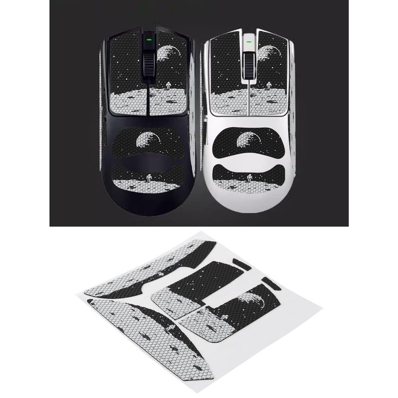 EMSea 1 Set Non-Slip Mouse Grip Tape Stickers Compatible with