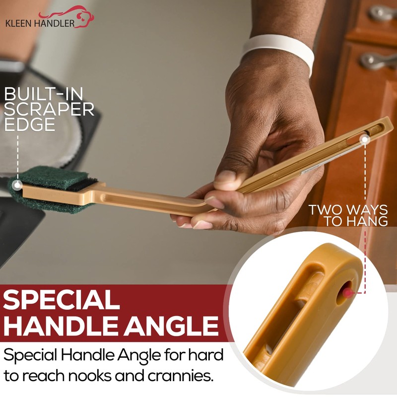 Kleen Handler 3 Pack EZ Scrub-Slicer Cleaning Tool, Electric Blade