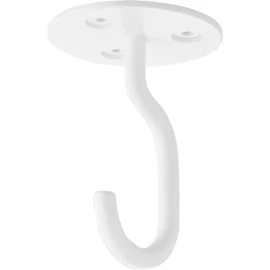 Yamazaki Industries 10227 Gypsum Board Tweezers Included Ceiling Hanging Planter Hook for Gypsum Board Walls, White, W 2.4 x D 2.4 x H 3.2 inches (6 x 6 x 8.2 cm), Tower Hanging Hook, Ceiling Hook