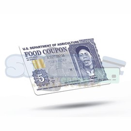 funny clayton bigsby food coupon credit card sticker