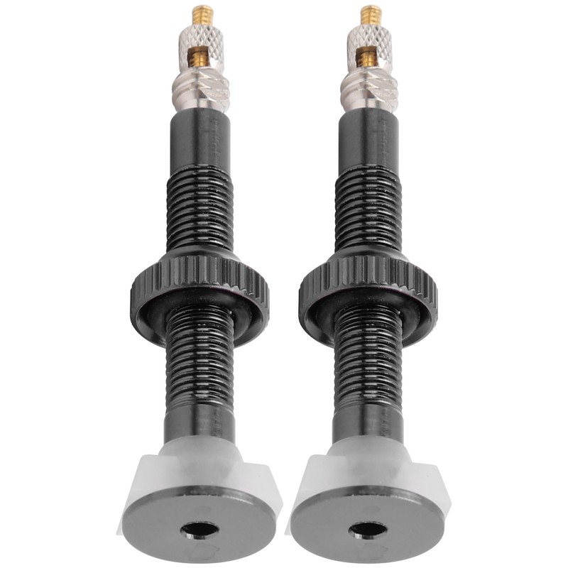 1 Pair 52mm Bike Extended Air Valve Tubeless Presta Valve