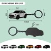 glahorse For Mini Cooper Keychain，For Mini Cooper/Cooper S Accessories 2014-2022，Metal