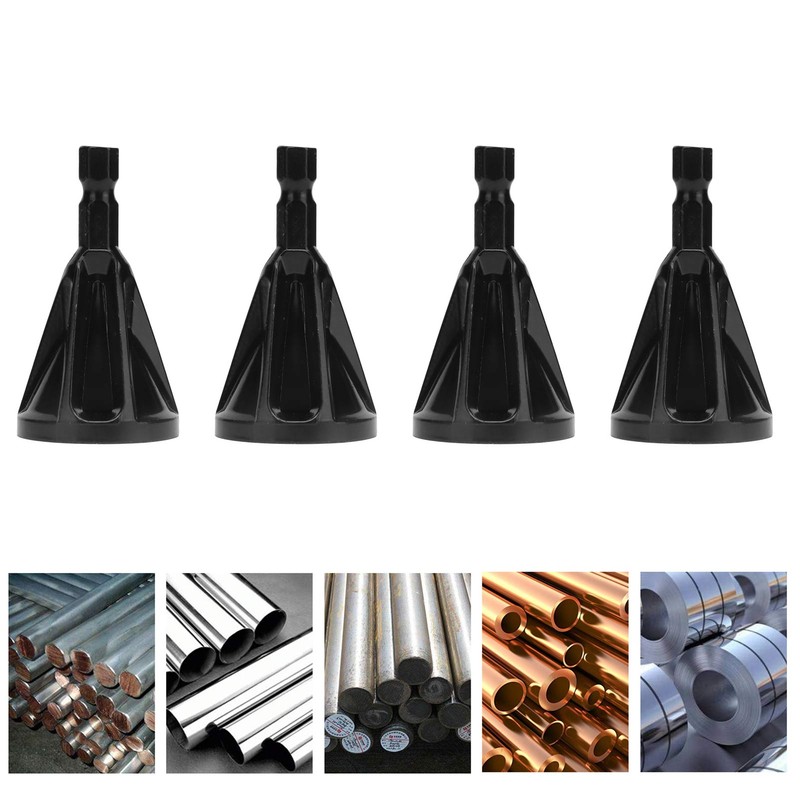4Pcs Deburring External Chamfering Tool Chamfer Drill Carbide Burr Removal