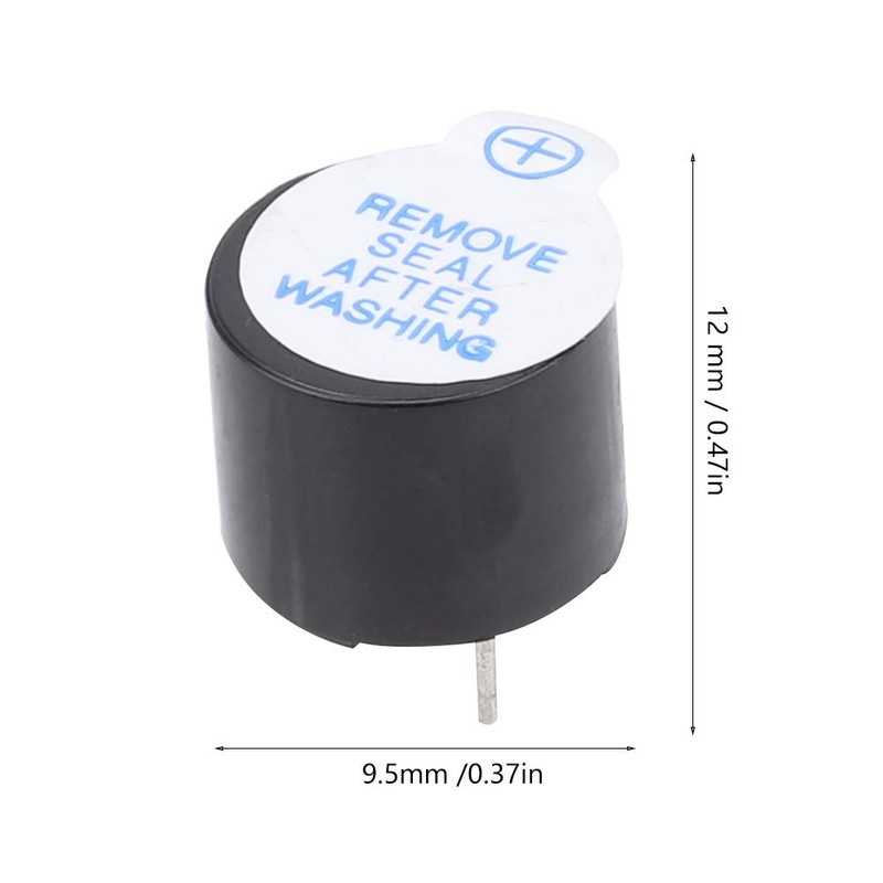 10 Pcs Buzzer 5V Long Sound Electromagnetic Type Buzzer Active