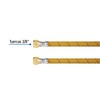 Foset FGA-50V, Manguera flexible de 500cm para gas, trenzado con