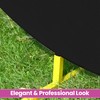 WedDecor 7.2ft (220cm) Black Round Backdrop Cover Adjustable Spandex Wrinkle