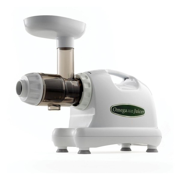 Omega J8004x Nutrition Center Commercial Masticating Juicer, White