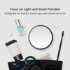MIYADIVA 30X Magnifying Mirror, Small Travel Mirror with Suction Cup
