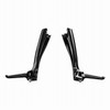 Motorcycles Black Rear Passenger Foot Pegs Rest Bracket Fit for